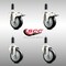 Service Caster 4 Inch 316SS Black Poly Swivel 1 Inch Expanding Stem Caster Lock Brake, 2PK SS316TTLEX20S414-PPUB-BLK-2-S-2-1 - alternate 4